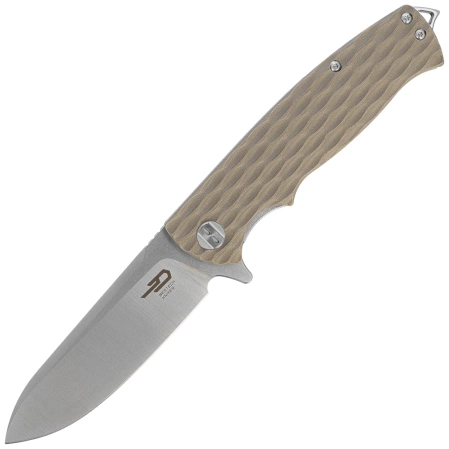 Nóż składany Bestech Grampus Beige G10, Stonewashed/Satin D2 (BG02C)
