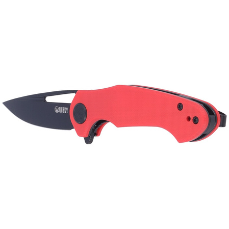 Nóż Kubey Knife Dugu, Red G10, Dark Stonewashed 14C28N (KU210F)