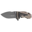 K25 RK-18318 Rescue Knife Tan/Black G10, Titanium 7Cr17Mov