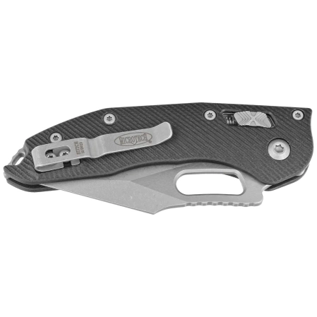 Microtech Stitch Ram-Lok S/E Knife Black Fluted G10, Apocalyptic M390Mk by Borka Blades and Tony Marfione (169RL-10APFLGTBK)