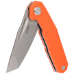 Kubey Carve Knife Orange G10, Bead Blasted AUS-10 (KB237I)