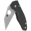 Nóż składany Spyderco MicroJimbo Black G10, Satin CPM S30V Plain by Michael Janich (C264GP)