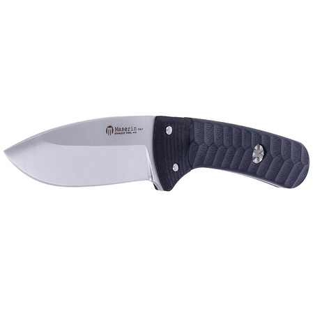 Maserin Sax Black G10, Satin 440C Knife (975/LG10N)