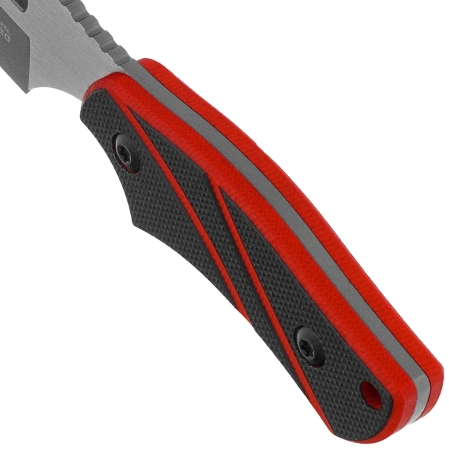 Nóż na szyję K25 Black/Red G10, Titanium 7Cr17Mov (32691)