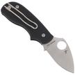 Spyderco Squeak Lightweight Black PlainEdge Knife (C154PBK)