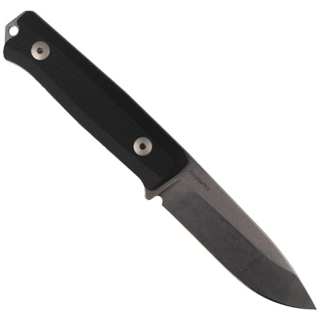 Nóż LionSteel Bushcraft G10 Black, Stone Washed (B40 GBK)