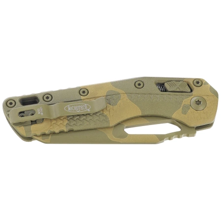 Nóż składany Microtech MSI S/E Ram-Lok Bazooka Camo Tri-Grip Polymer, Cerakote Bazooka Camo M390MK by Tony Marfione (210T-1PMBOC-X9Z10)
