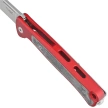 Nóż składany LionSteel Skinny Red Aluminium/Black Canvas Micarta, Stonewashed MagnaCut by Molletta (SK01A RS)