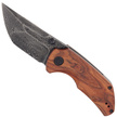 CIVIVI Knife Thug 2 Cuibourtia Wood, Black Damascus by Matt Christensen (C20028C-DS1)