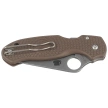 Spyderco Para 3 Lightweight Sprint Run Knife Brown FRN, Stonewashed CPM-15V by Sal, Eric Glesser (C223PBN15V)