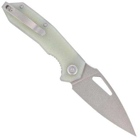 Kubey Coeus KU122V Knife Jade G10, Stonewashed 14C28N
