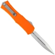 Microtech Hera II D/E Orange Aluminum, Stonewashed M390MK by Tony and Sean Marfione (1702-10OR)
