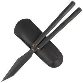 Nóż motylkowy Fox PHI Black PVD Titanium, Black PVD M390 by Vincenzo Fiore (FX-570 TiB)