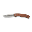 Nóż składany Civivi Clingman Brown Canvas Micarta, Satin Nitro-V by Taylor Martin Best Damn EDC (C23065-3)
