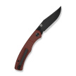 Civivi Clingman Knife Burgundy G10, Black Stonewashed Nitro-V by Taylor Martin Best Damn EDC (C23065-2)