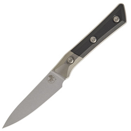 Microtech Pairing Kitchen Knife Black G10, Stonewashed MK390 (3500B-10BK)