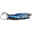 Martinez Albainox Fishing 2 Knife Key-ring Blue Aluminum, Black 3Cr13MoV (25144 BL)