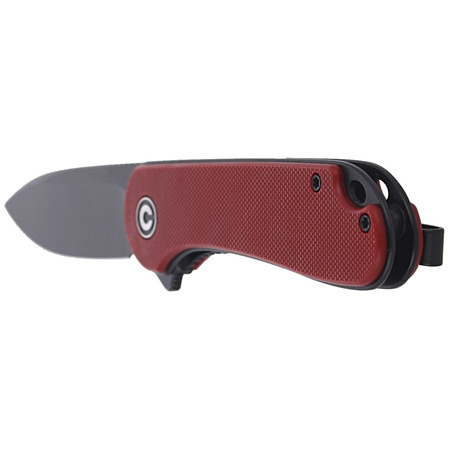 Nóż CIVIVI Elementum Flipper Burgundy G10, Black Stonewashed (C907A-1)