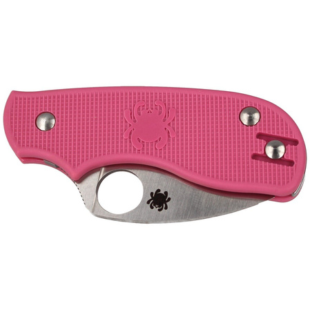 Spyderco Squeak Lightweight Pink PlainEdge Knife (C154PPN)