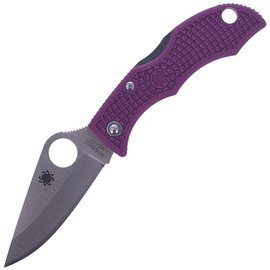 Spyderco Ladybug 3 FRN Purple Plain (LPRP3).