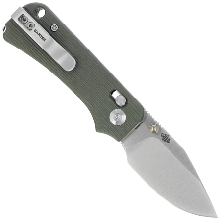 Civivi Baby Banter 2 TG Knife Green G10, Satin 14C28N by Ben Petersen (C24074-1)