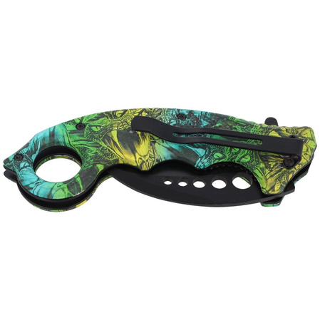 Nóż składany karambit Herbertz CJH Snake Design, Black Blade (ART000139 - 572613)