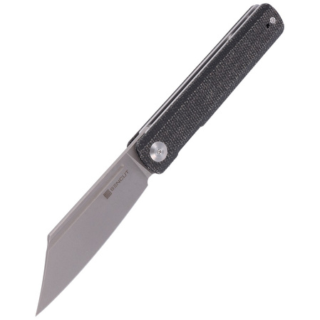 Nóż składany Sencut Bronte Black Micarta, Gray Stonewashed 9Cr18MoV (SA08A)