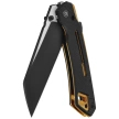 Civivi Buster FG Knife Black G10, Black Stonewashed/Satin Nitro-V by Snecx Tan (C24052-1)