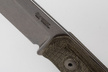LionSteel Bushcraft Knife Green Micarta, Stone Washed Sleipner by Molletta (B41 CVG)