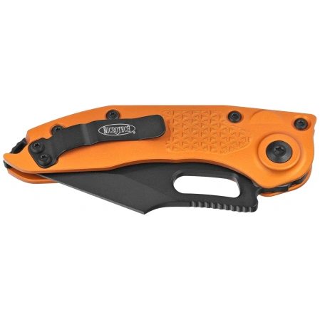 Microtech Stitch-A S/E Automatic Knife Orange Tangerine Aluminum, Black M390 by Borka Blades and Tony Marfione (169-1OT)