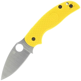 Spyderco Sage 5 Lightweight Salt Knife Yellow FRN, Satin MagnaCut by Sal Glesser (C123PYL)
