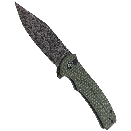 Nóż CIVIVI Cogent Green Micarta, Black Damascus (C20038D-DS1)
