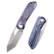 Remette RT-Peregrine Falcon Knife Thunder Lightning Titanium, Hand Fine Grinding Pearlescent M390 (RTT1-TX)