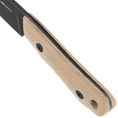 Viper Handy Natural Canvas Micarta, Black Stonewashed MagnaCut by Fabrizio Silvestrelli Knife (VT4042CN)