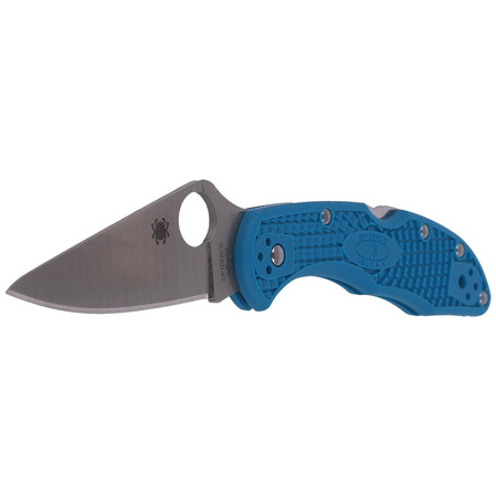 Nóż Spyderco Delica 4 FRN Blue Flat Ground Plain (C11FPBL)