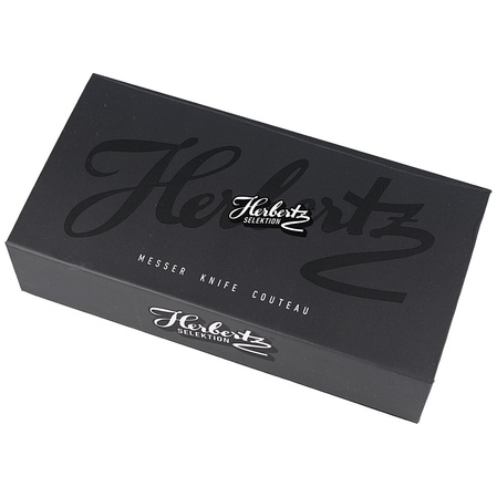 Nóż automatyczny Herbertz Selektion Black G10/Steel, Stonewashed 440A (53040)