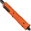 Microtech Dirac Delta D/E OTF Knife Orange Aluminum, Black by Tony Marfione (227-1OR)