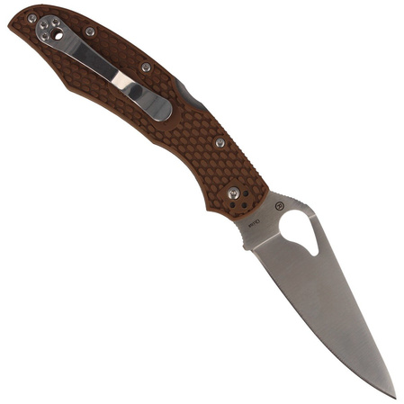 Spyderco Byrd Cara Cara 2 FRN Brown, PlainEdge (BY03PBN2)