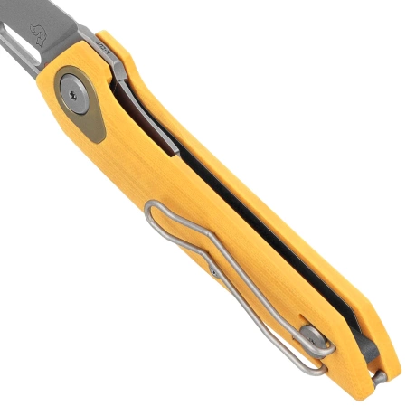 Nóż składany Bestech VK-Void G10 Yellow G10, Bead Blasted MagnaCut by Vulpex Knives (BG63A)