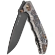 Spartan Blades Harsey Folder ''Crusaform'' Titanium, Black MagnaCut by William W. Harsey (SF5 Custom Crusaform)