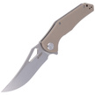 Nóż składany Kubey Phemius Tan G10, Bead Blasted D2 (KU149B)