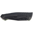 Bestech Keen II Black-Green G10/Titanium, Black Stonewashed CPM S35VN by Koens Craft knife (BT2301E)