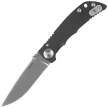 Blades Harsey Folder 3.25 Black PVD Titanium, Gray HW, Stonewashed MagnaCut by William W. Harsey Jr. (SF10SWPVD)