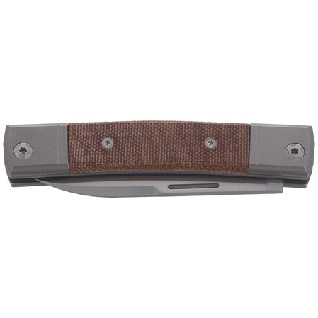 Nóż LionSteel bestMAN Natural Micarta, Drop Blade (BM2 CVN)