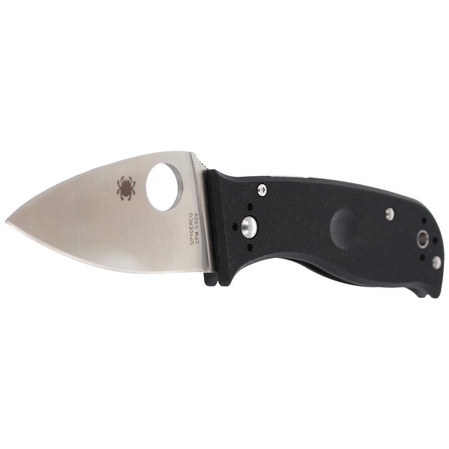 Spyderco Lil' Temperance 3 Black G-10 PlainEdge Knife (C69GP3)