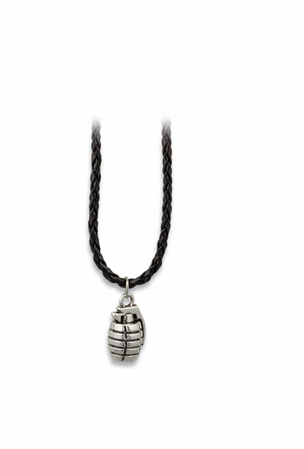Tole 10 Imperial Grenade Chrome Zamak, Black Leatherette (09915)