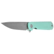 Bestechman Flick Knife Aqua G10, Satin/Stonewashed D2 by Ostap Hel (BMK13D)