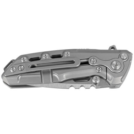 Reate T1000 Gray Titanium, Satin CPM 3V by Alvin Lee (T1000 TBB)