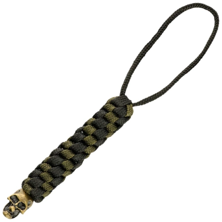 M-Tac knife lanyard Helix Skull Black/Olive paracord (10283201)