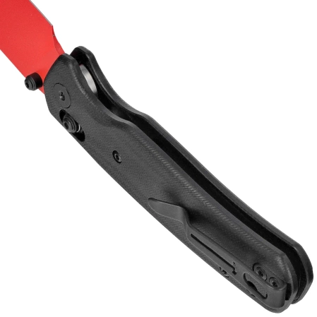 Nóż składany Bestechman Cicada's Wing Black G10, Red 10Cr15MoV (BMK06F)